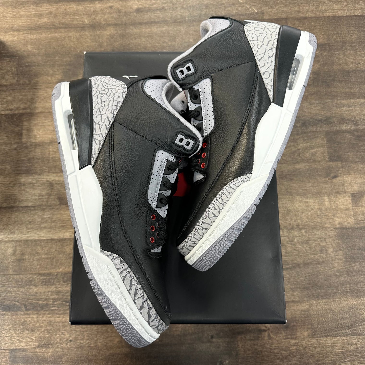 Black Cement Jordan 3 (2024) (Lightly Worn)