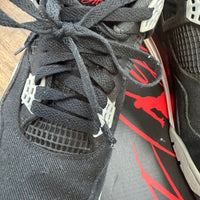Black Canvas Jordan 4 Retro SE (USED)
