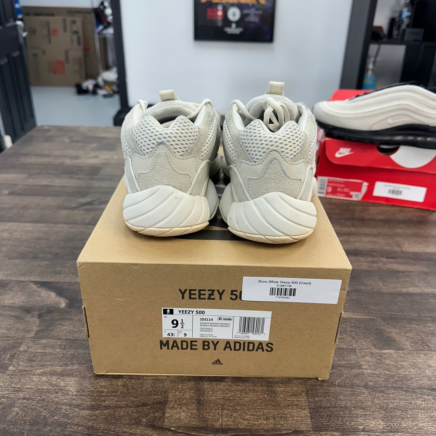 Bone White Yeezy 500 (Used)