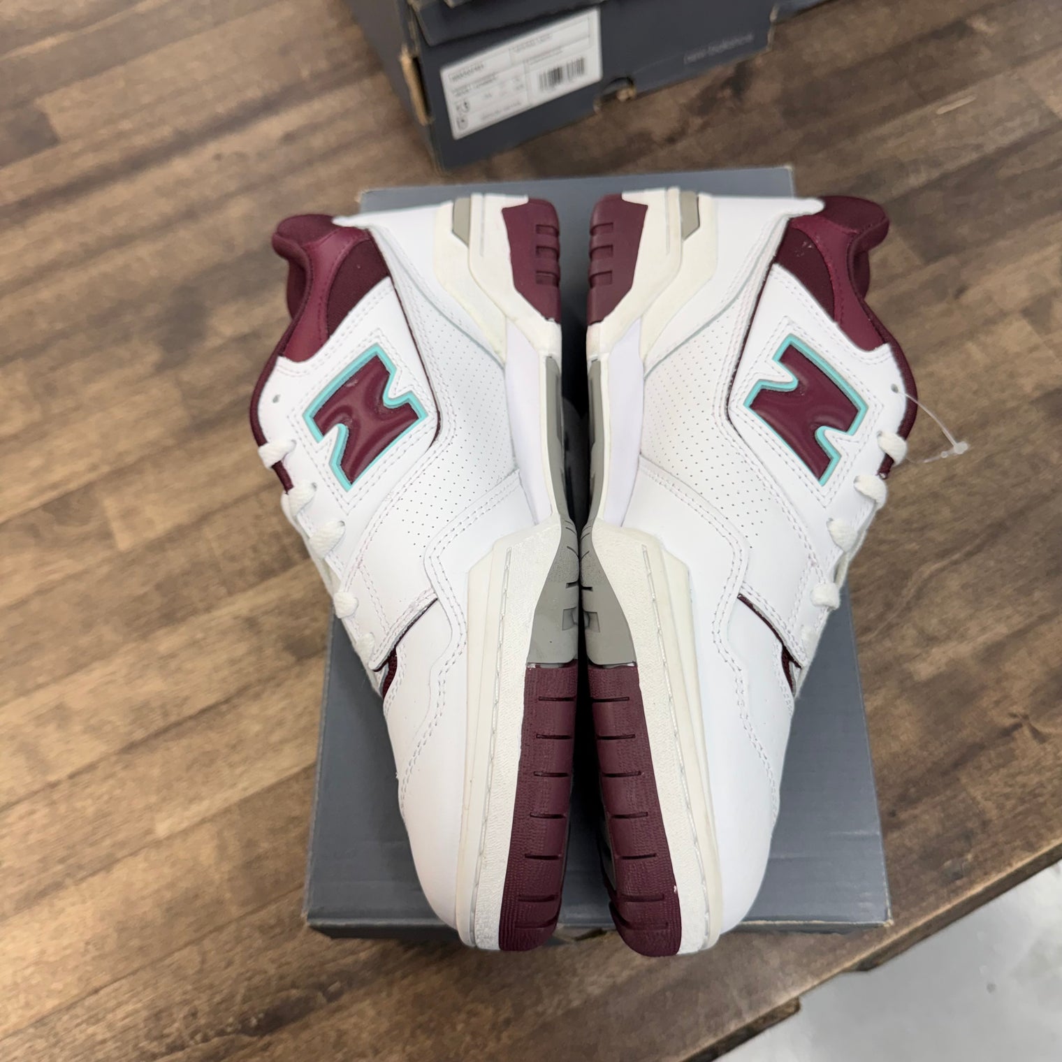 New Balance 550 Burgundy Cyan (Lightly Worn)