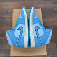 (W) Ice Blue Jordan 1 Mid SE (USED,No Box)