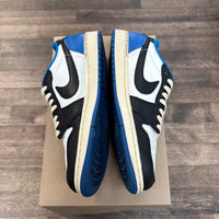 Travis Scott Fragment Jordan 1 Low OG (USED, No Box)