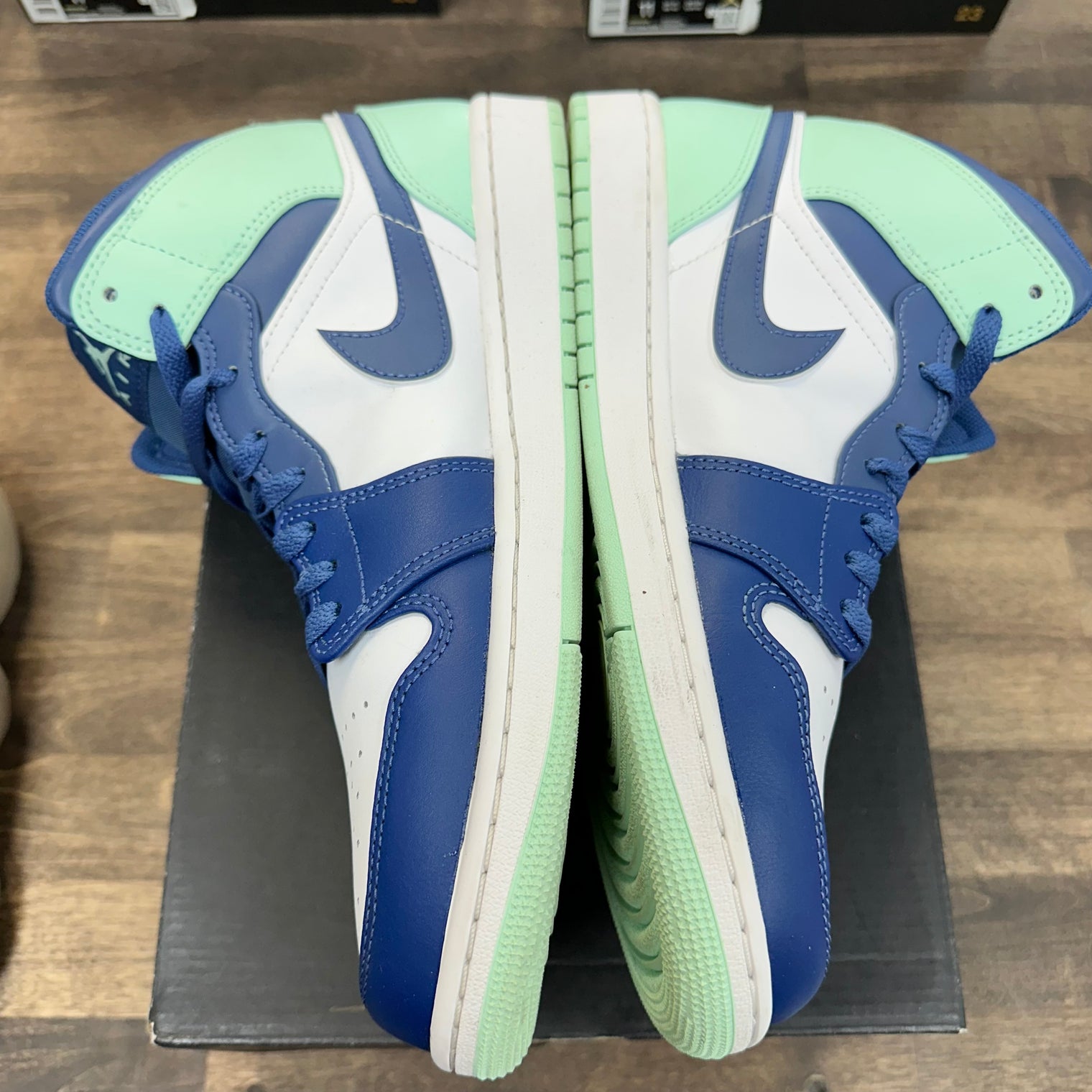 Mystic Navy Mint Foam Jordan 1 Mid (USED)