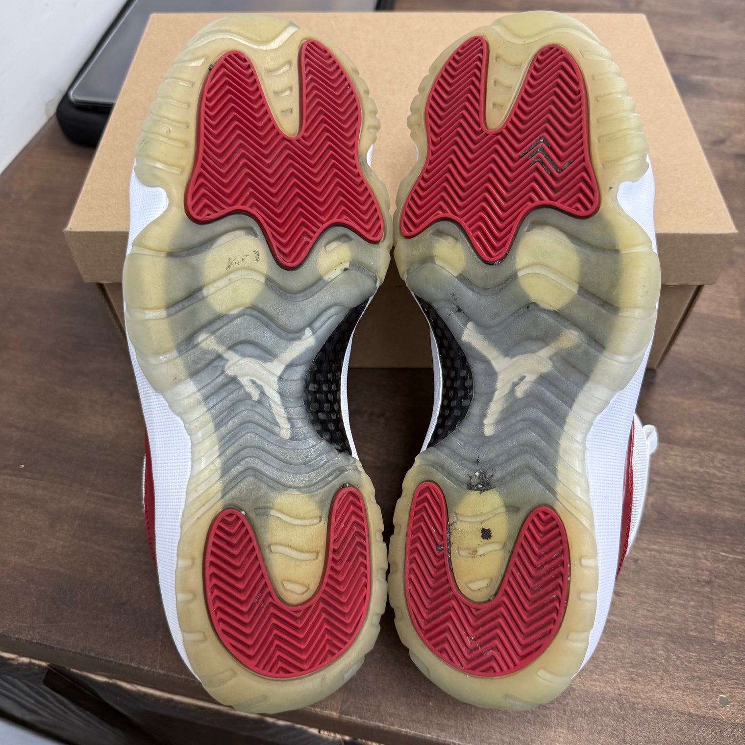 Cherry Jordan 11 Low (USED, No Box)