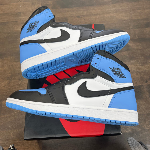 UNC Toe Jordan 1 High (USED,NO BOX)