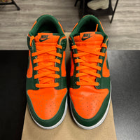 Nike Dunk Low Miami Hurricane (Used;no box)