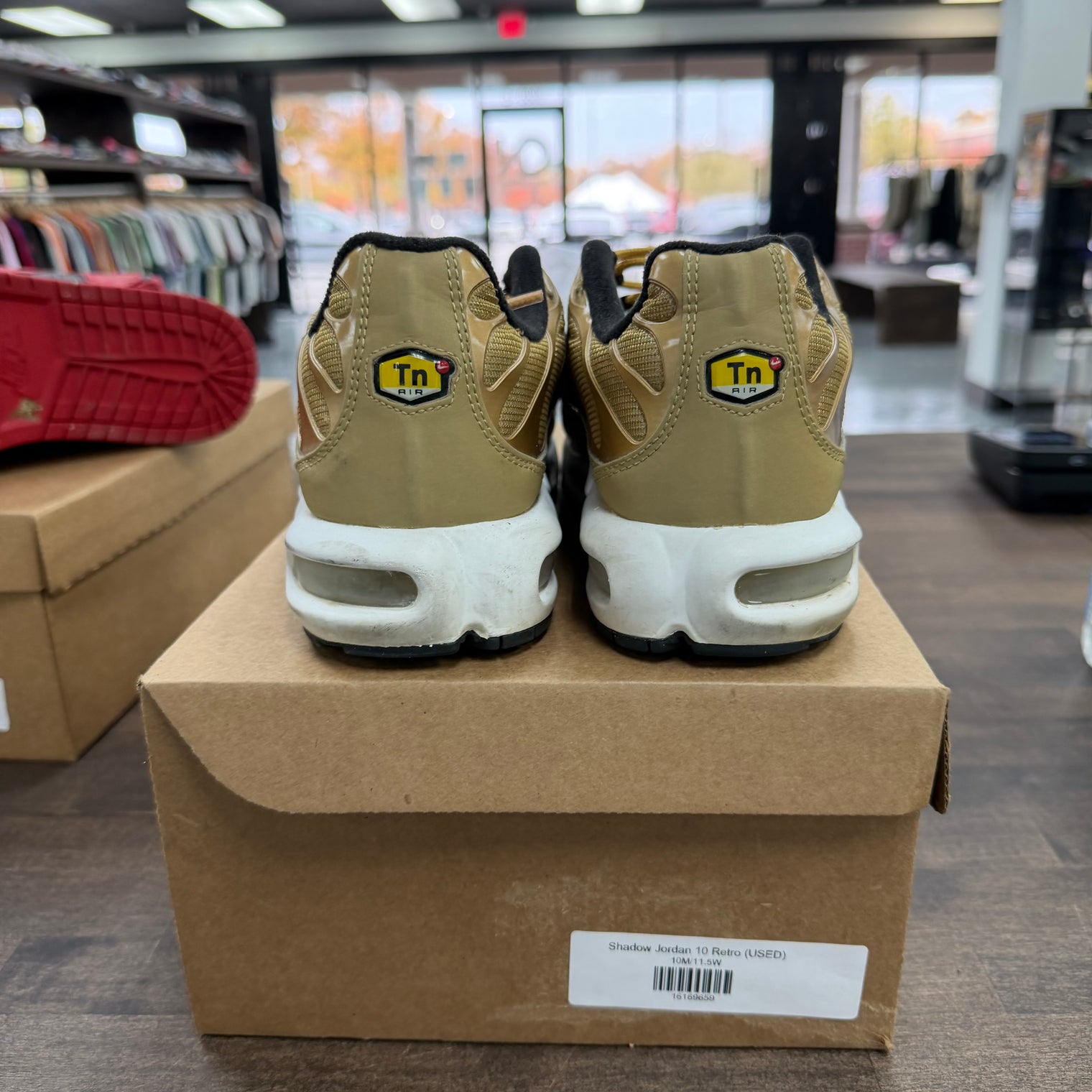 Metallic Gold Air Max Plus (USED, No Box)