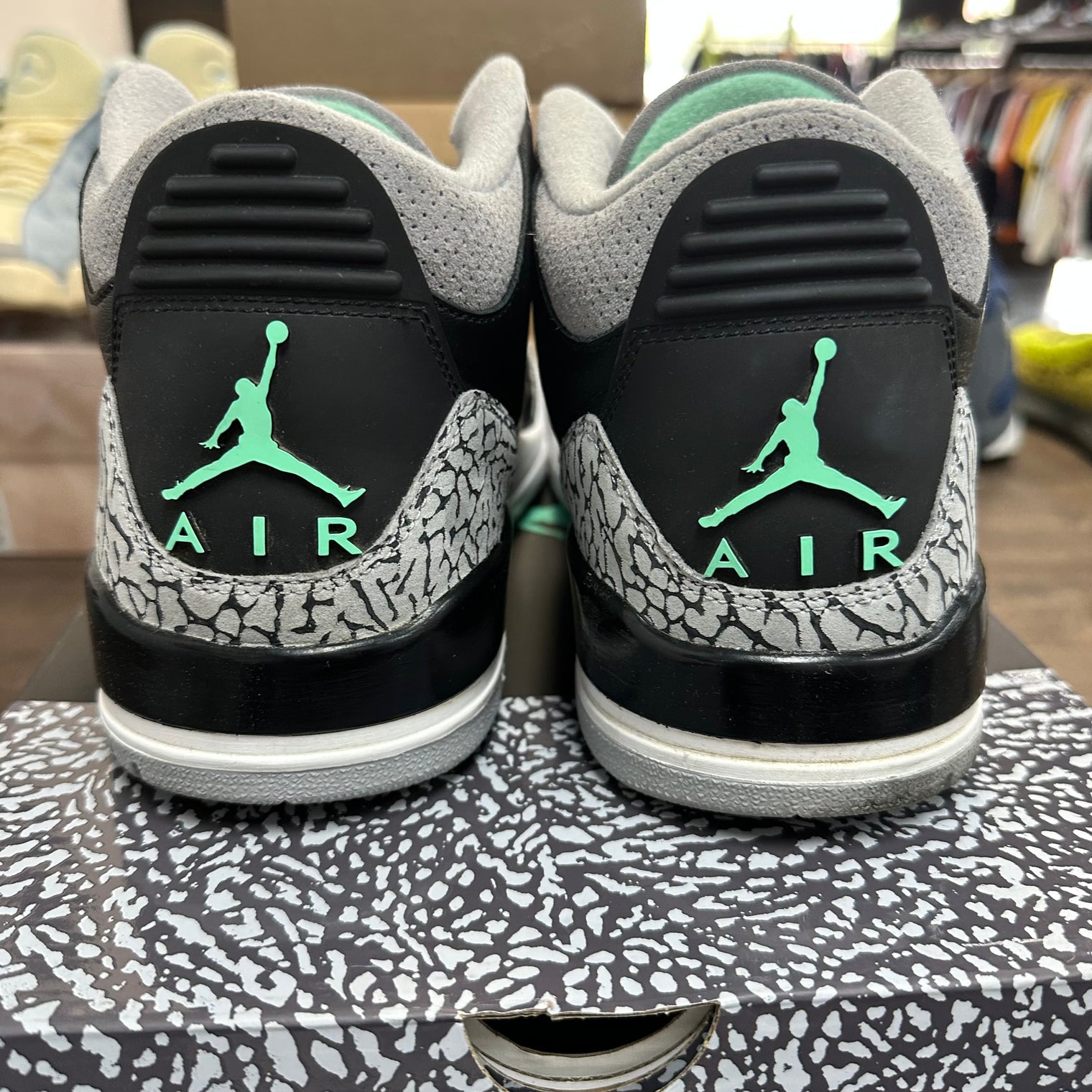 Green Glow Jordan 3 (USED)