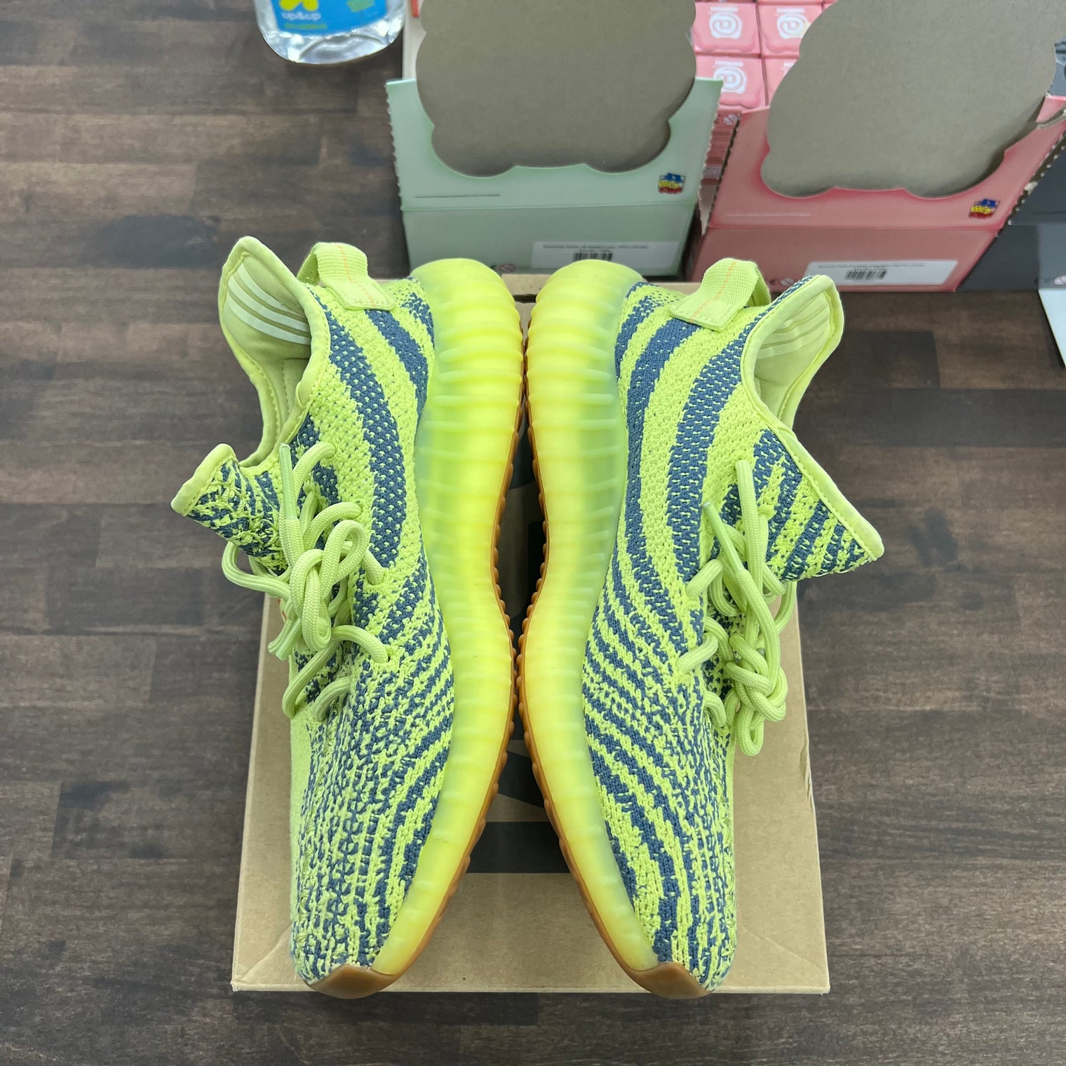 Semi Frozen Yellow Yeezy 350 (USED)