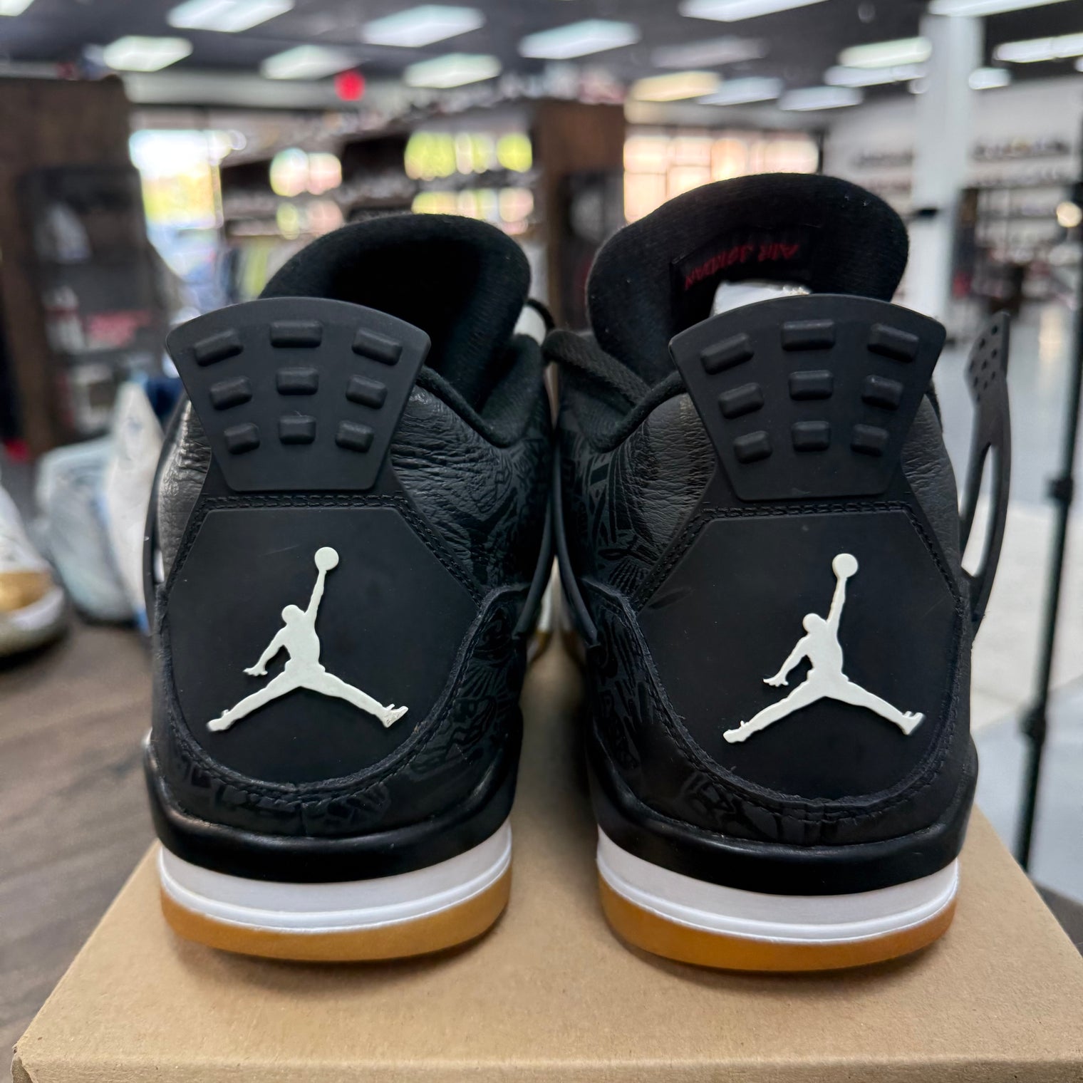 Laser Jordan 4 Retro (USED, No Box)