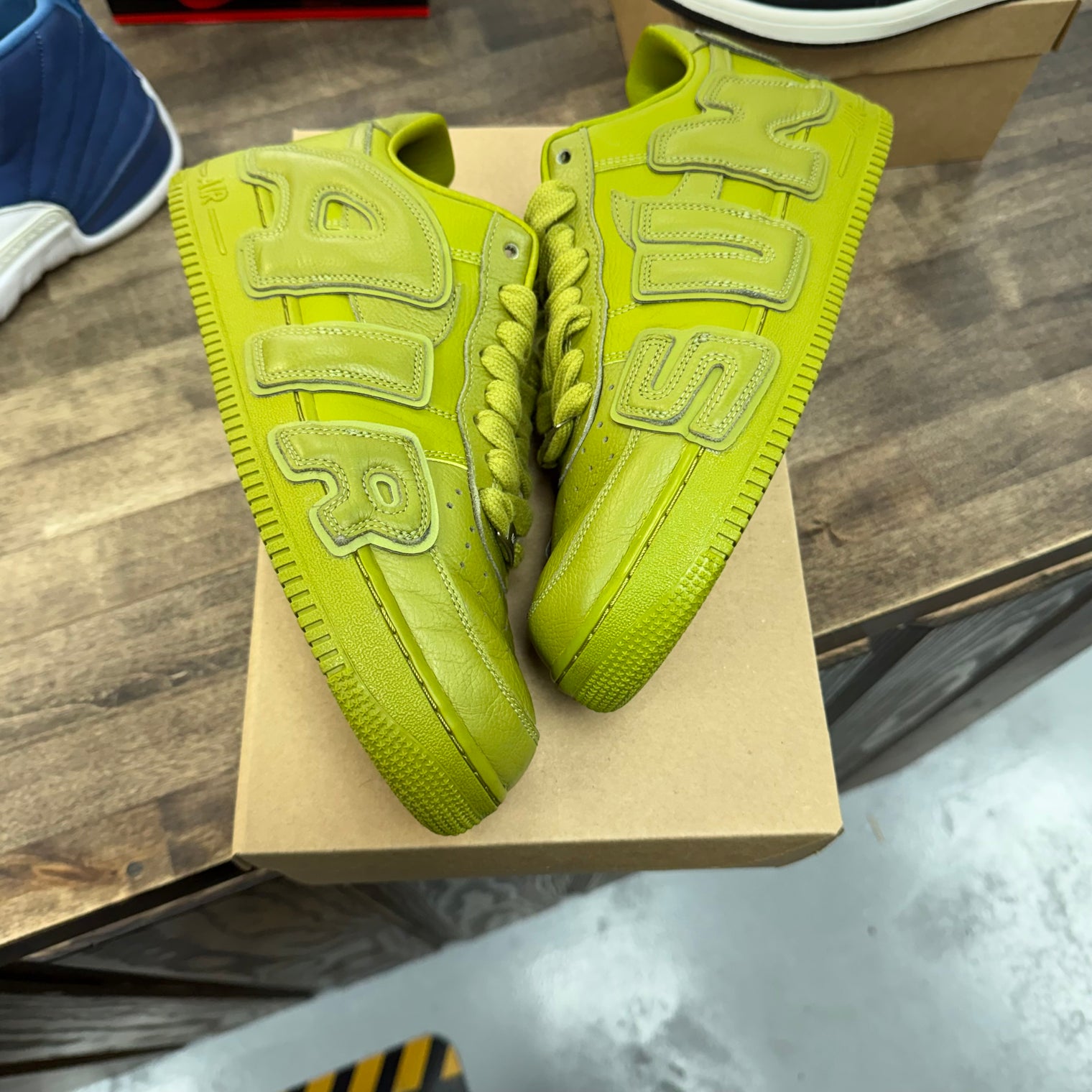 Nike Air Force 1 Low Cactus Plant Flea Market Moss (US 10.5) (USED, No Box)