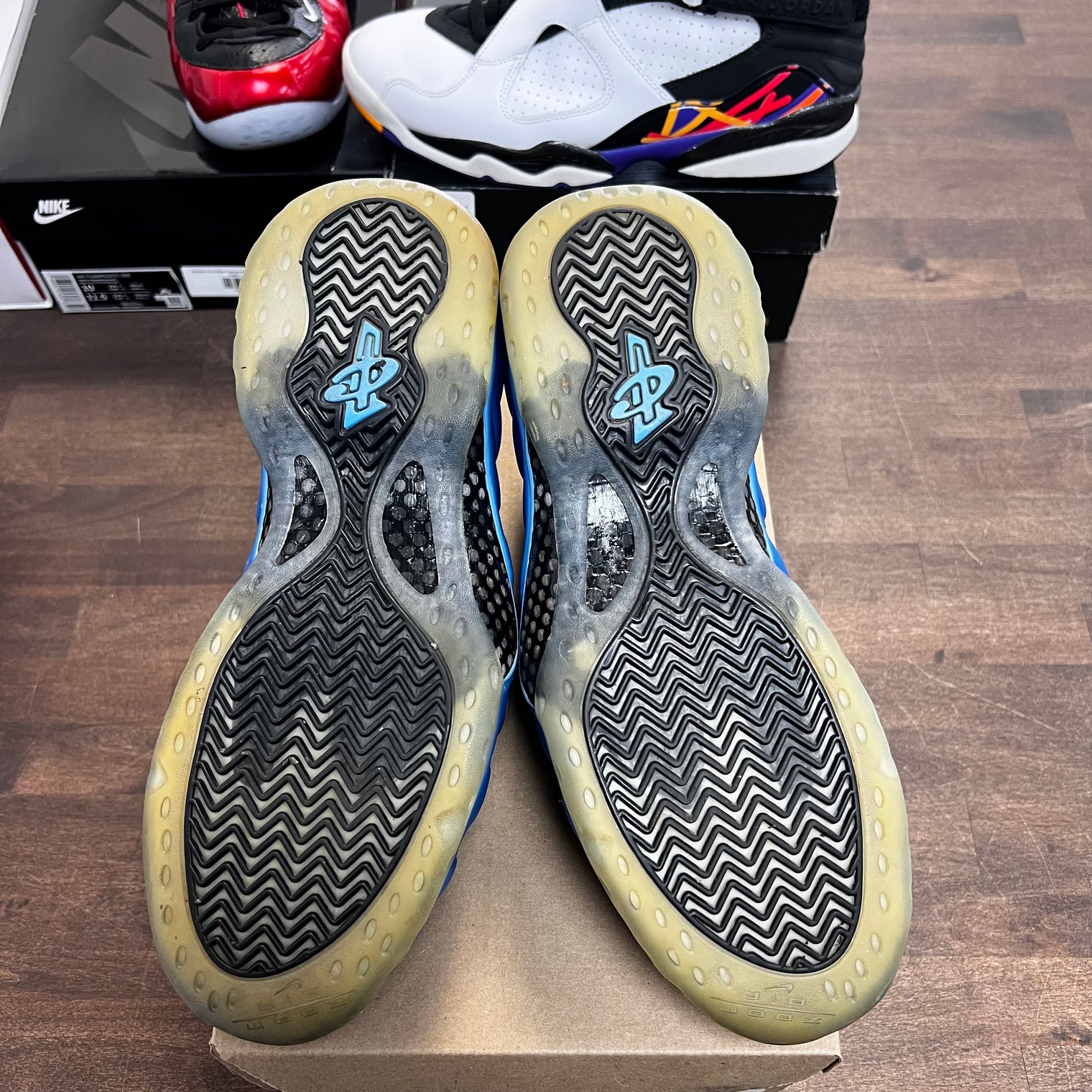 University Blue Nike Foamposite One (USED, No Box)