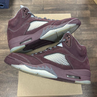 Burgundy Jordan 5 (USED No Box)
