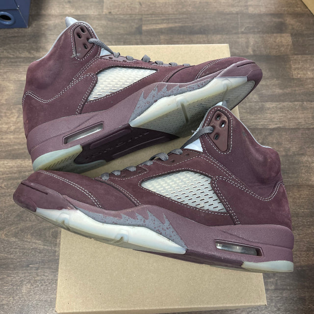 Burgundy Jordan 5 (USED No Box)