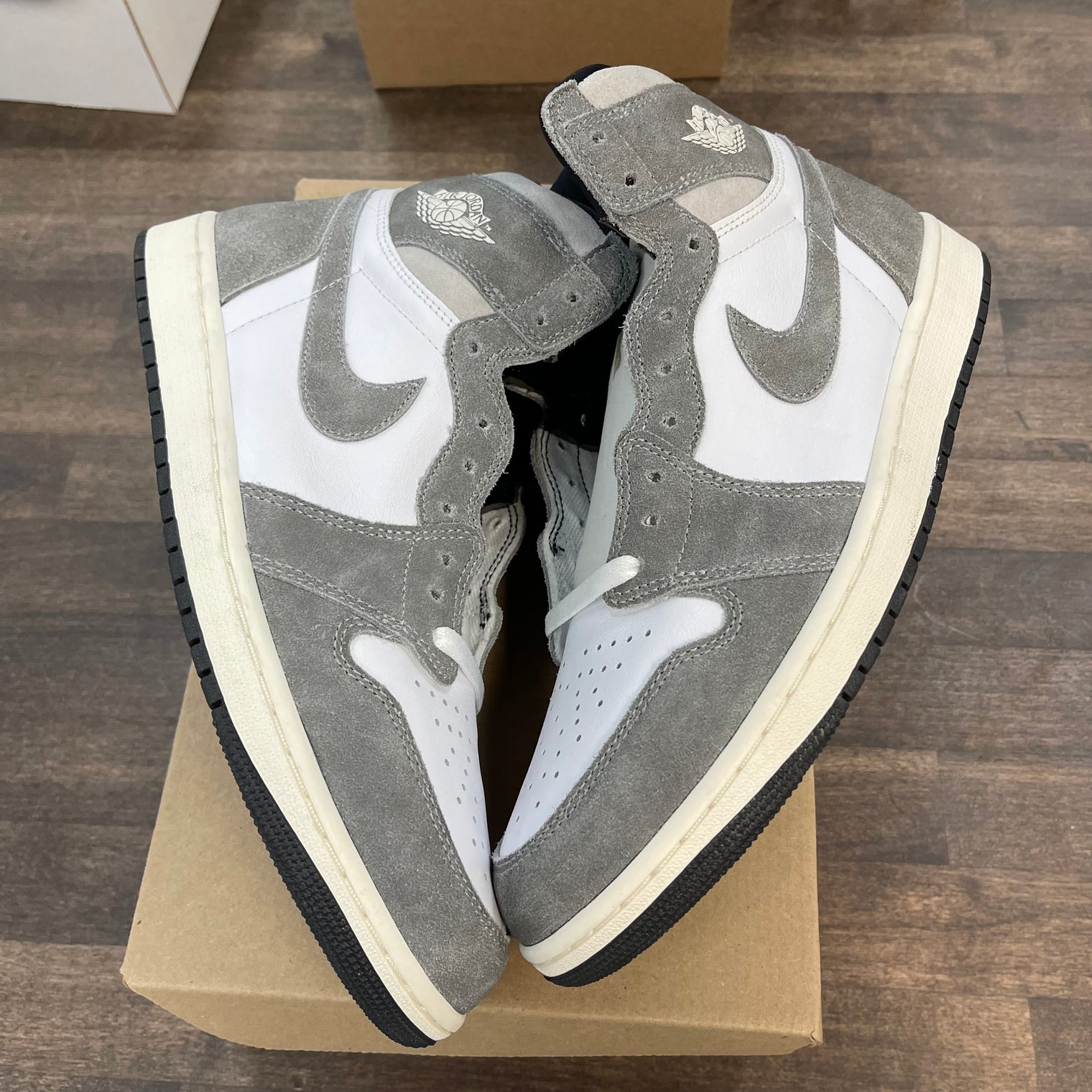 Washed Black Jordan 1 High (USED, No Box)