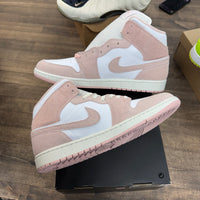 Legend Pink Jordan 1 Mid (USED, No Insoles, No Lid)