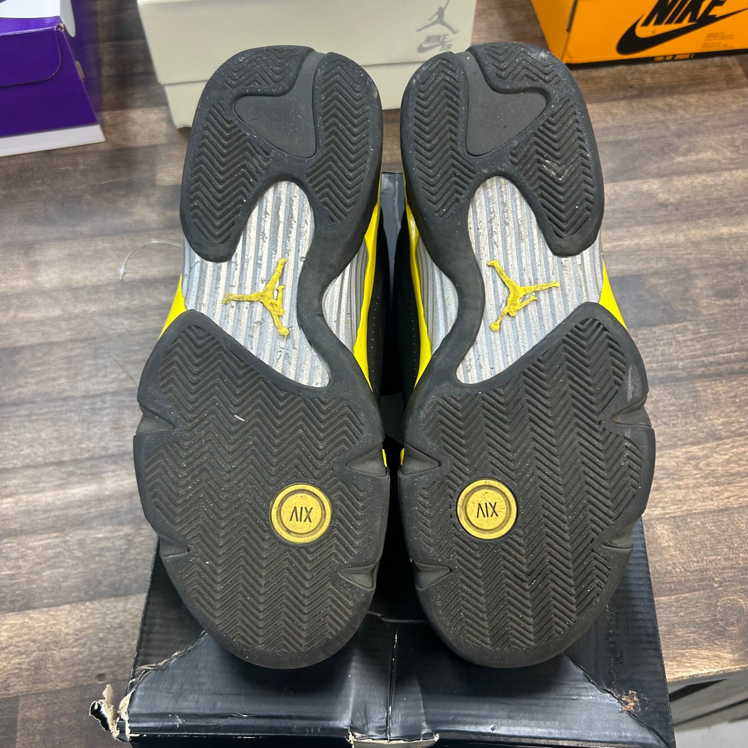 Yellow Thunder Jordan 14 Retro (USED)