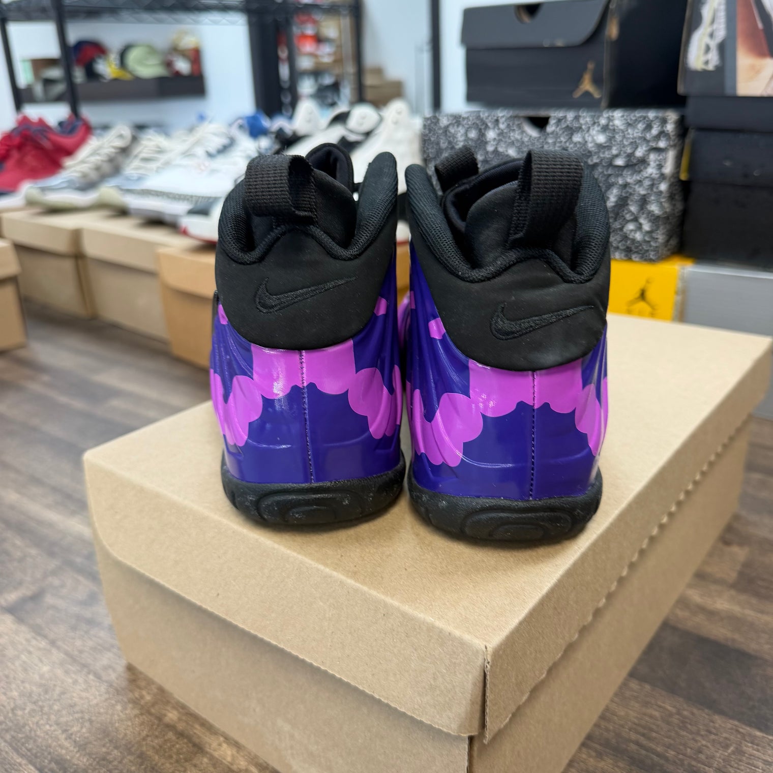Purple Camo Foamposite One (Lightly Worn, No Box)