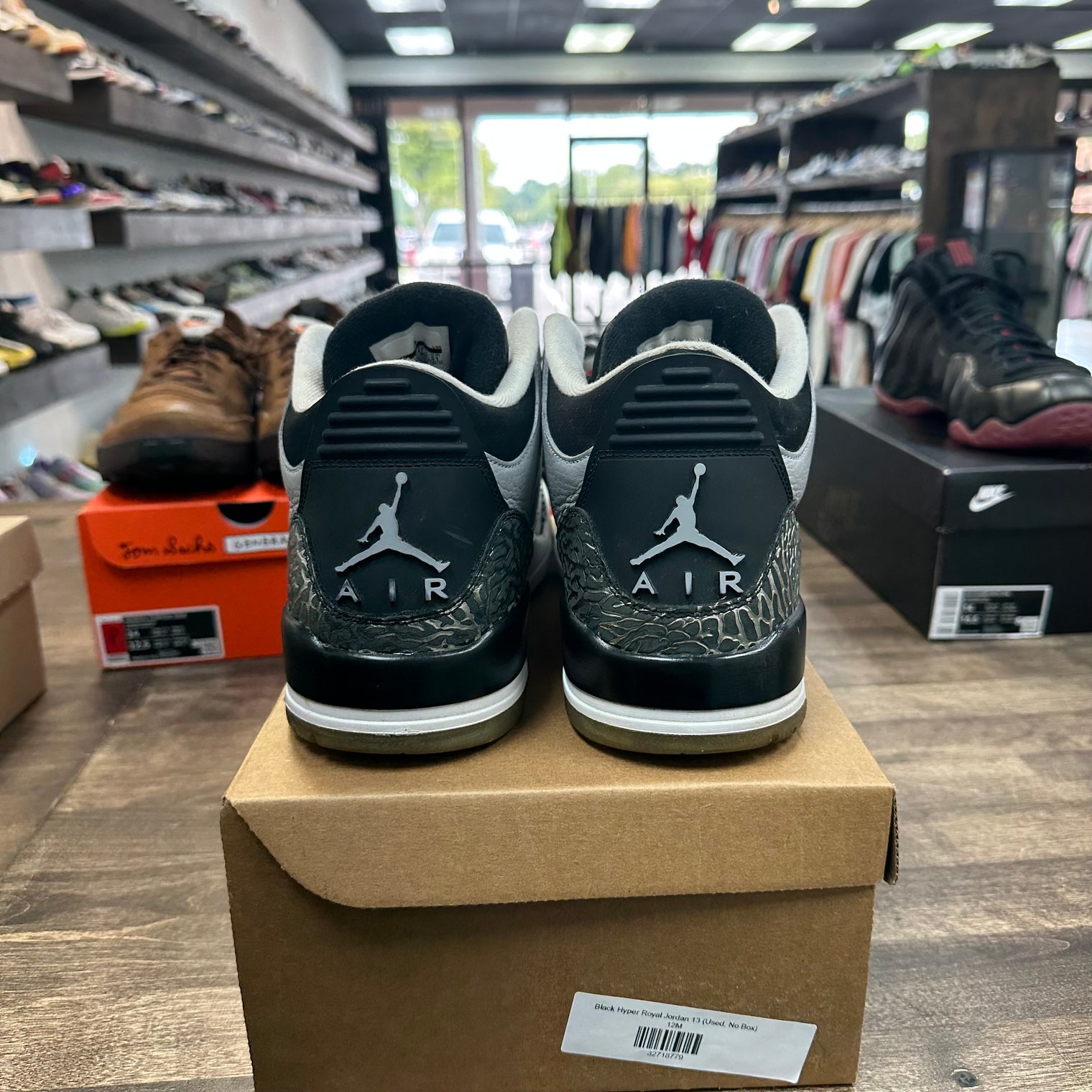 Jordan 3 Retro Wolf Grey (USED, No Box)