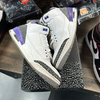 Dark Iris Jordan 3 (USED)