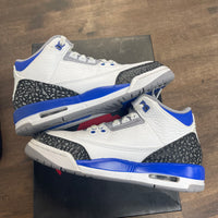 Racer Blue Jordan 3 (GS) (USED)
