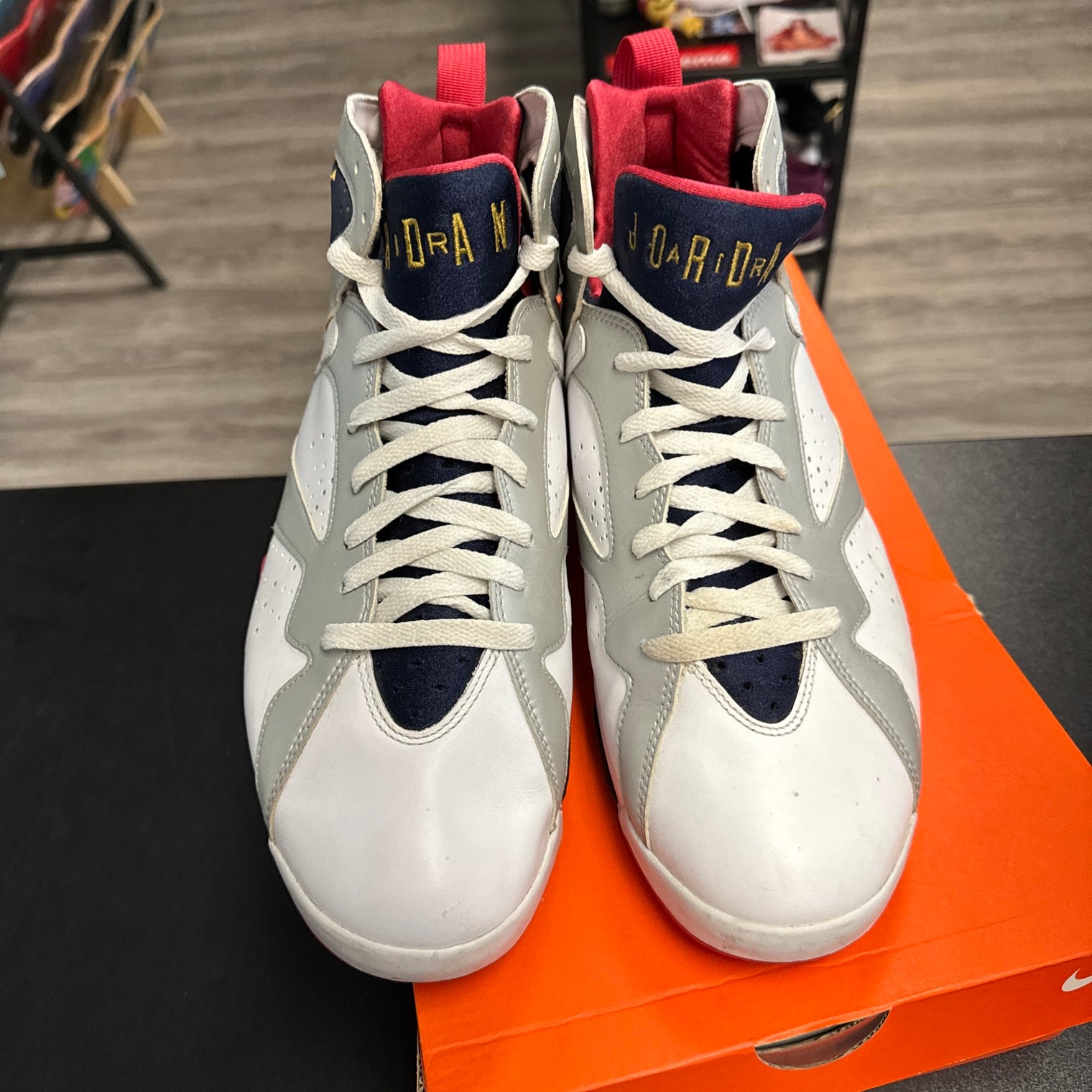 Olympic Jordan 7 Retro (USED, no box)