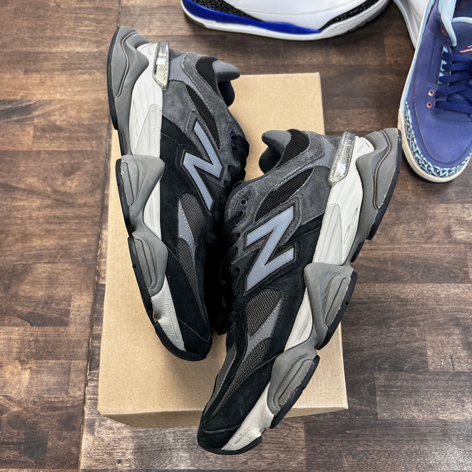 Castlerock Black New Balance 9060 (USED, No Box)