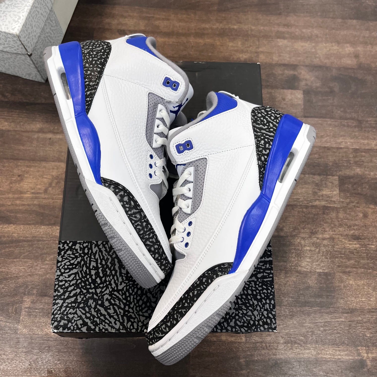 Racer Blue Jordan 3 (USED)