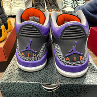 Black Court Purple Jordan 3 Retro (USED)