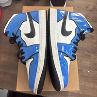 Signal Blue Jordan 1 Mid (USED, No Box)