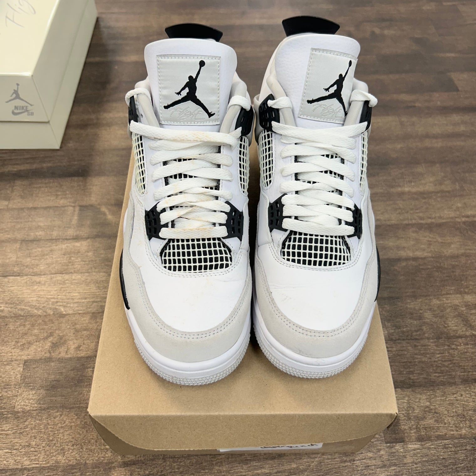 Military Black Jordan 4 (USED, No Box)