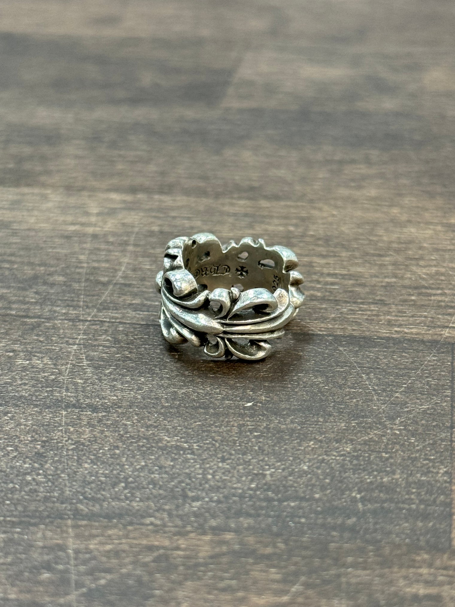 Size 6 | Chrome Hearts Double Floral Ring (USED)