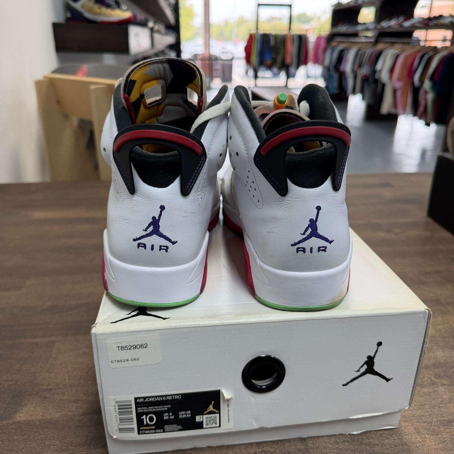 Hare Jordan 6 Retro (USED)