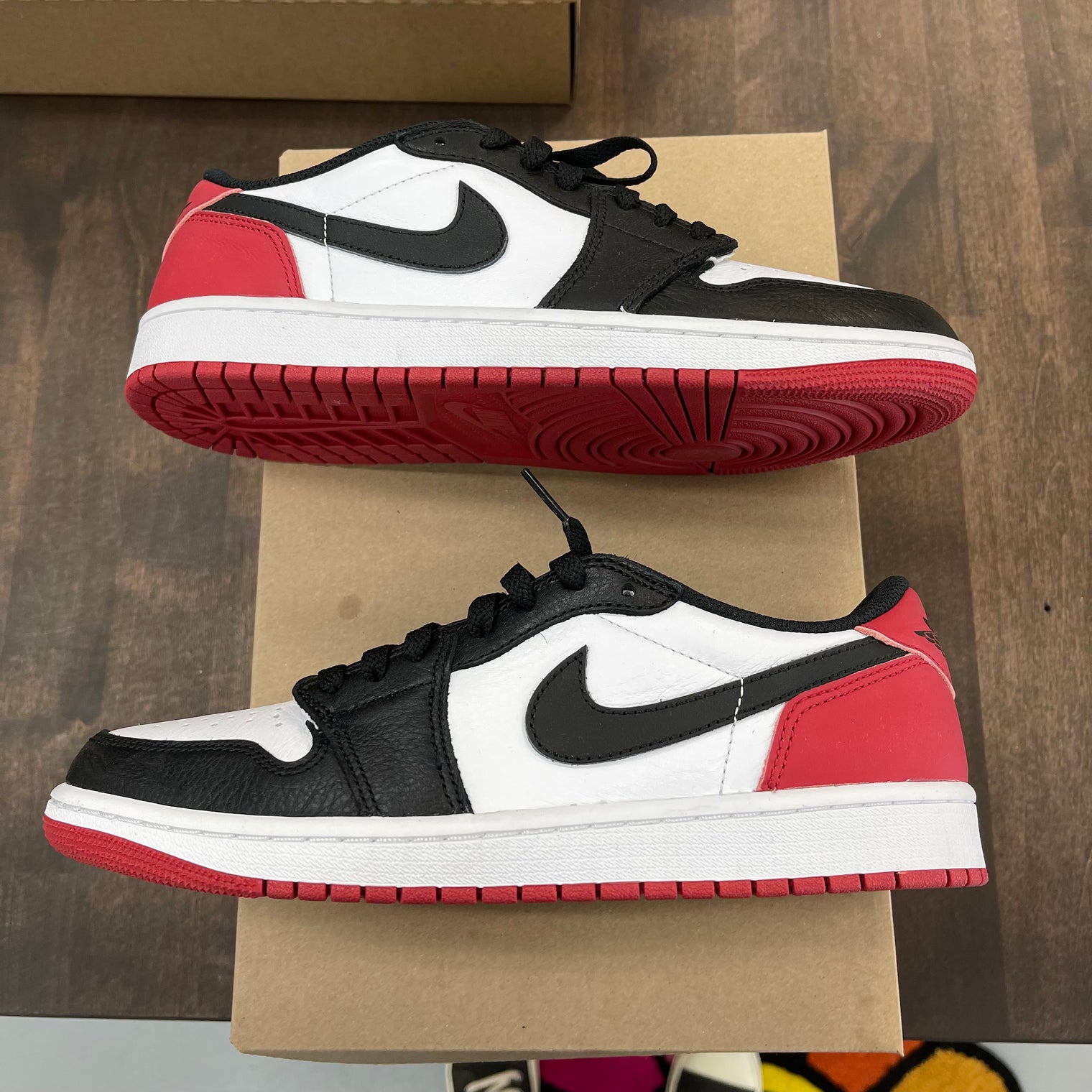 Black Toe Jordan 1 Low OG (USED,No Box)