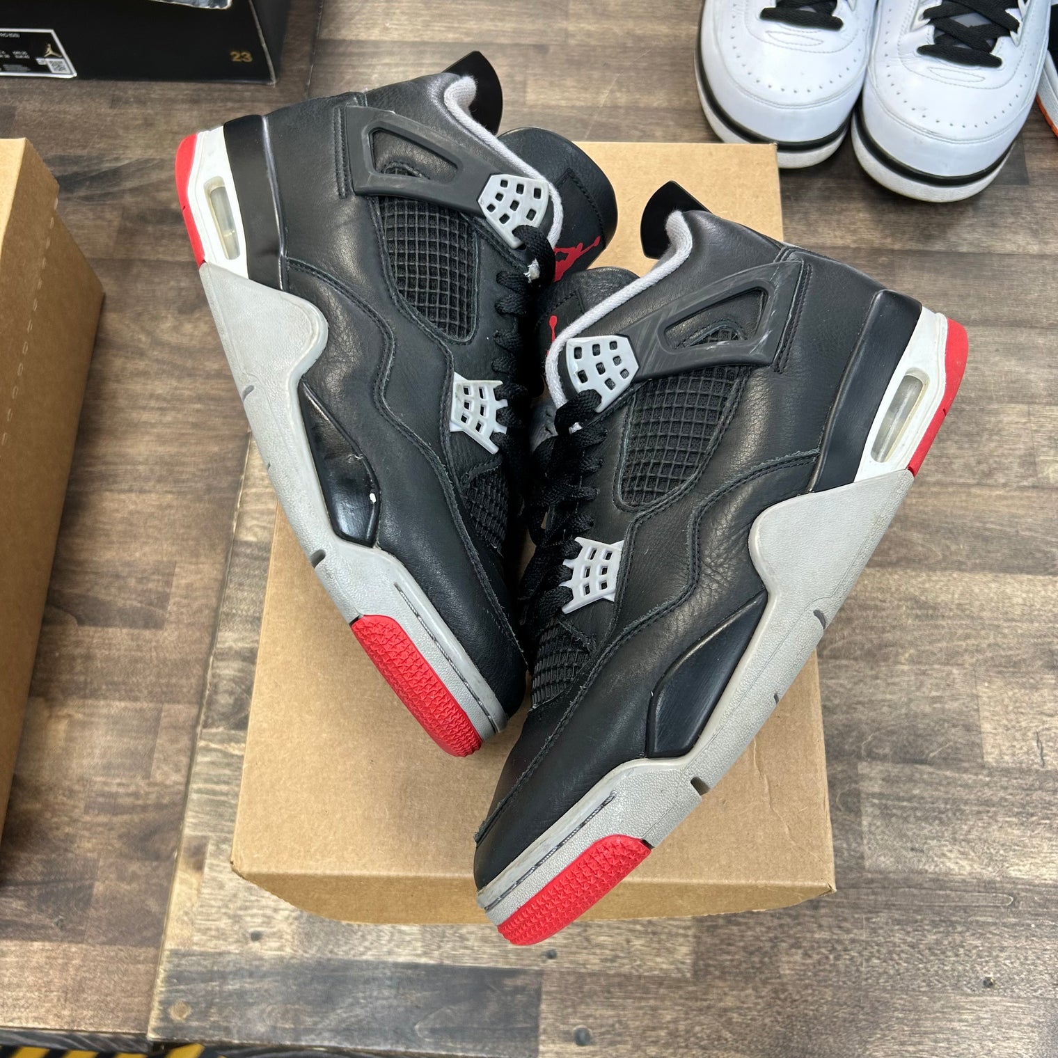 Bred Reimagined Jordan 4 Retro (USED, No Box)