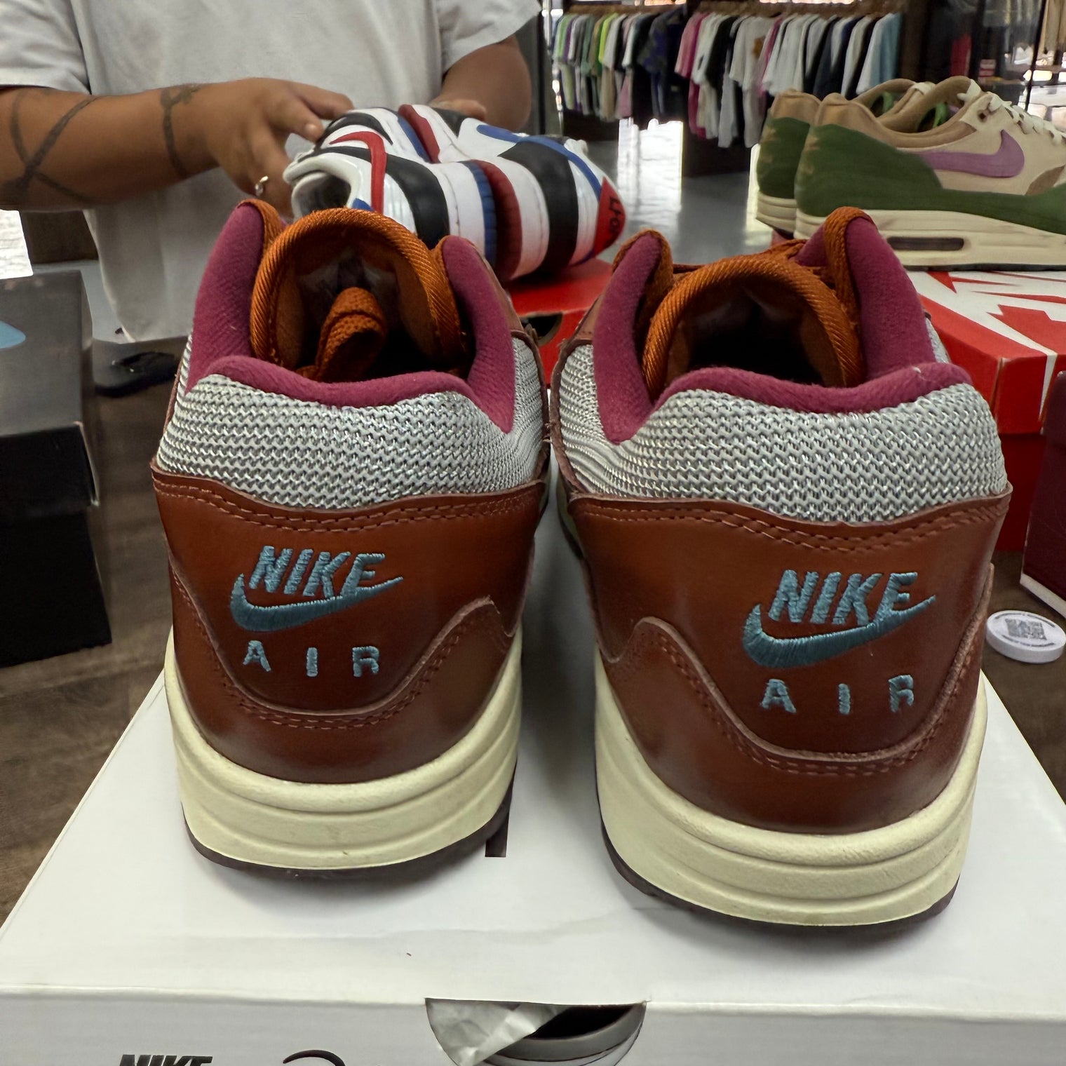 Dark Russet Patta Air Max 1 (USED)