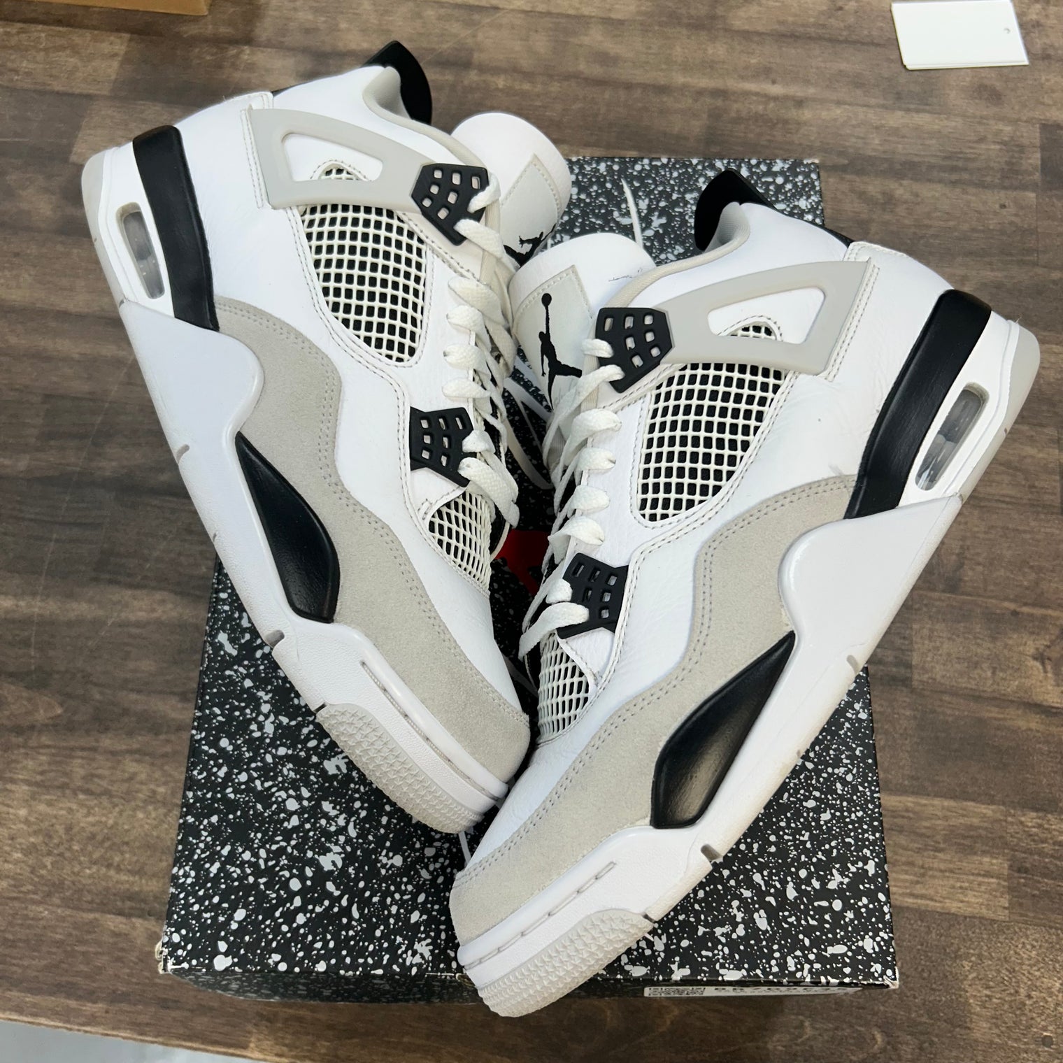 Military Black Jordan 4 Retro (USED)