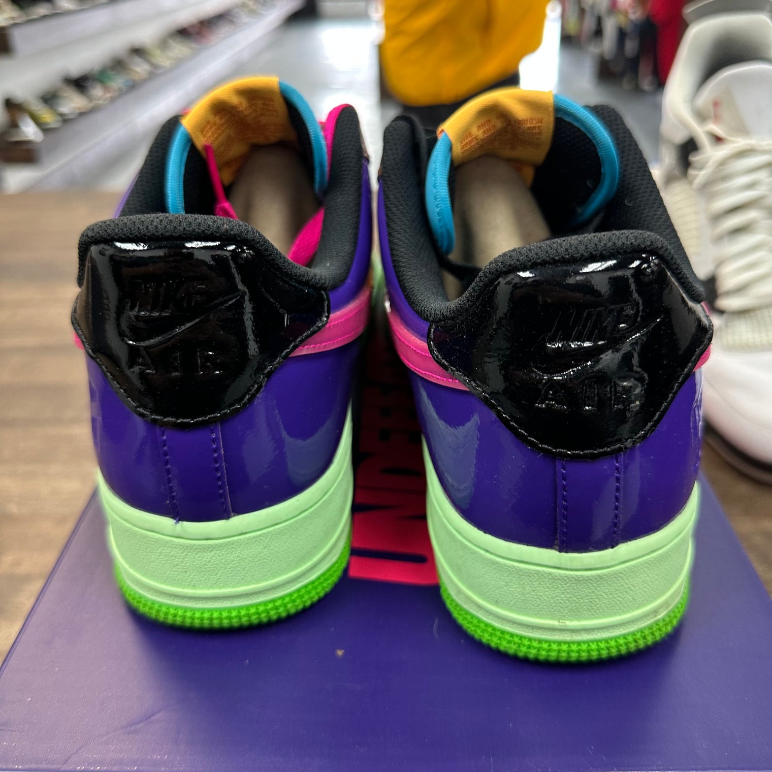 Undefeated Multi-Patent Pink Prime Air Force 1 Low (USED)