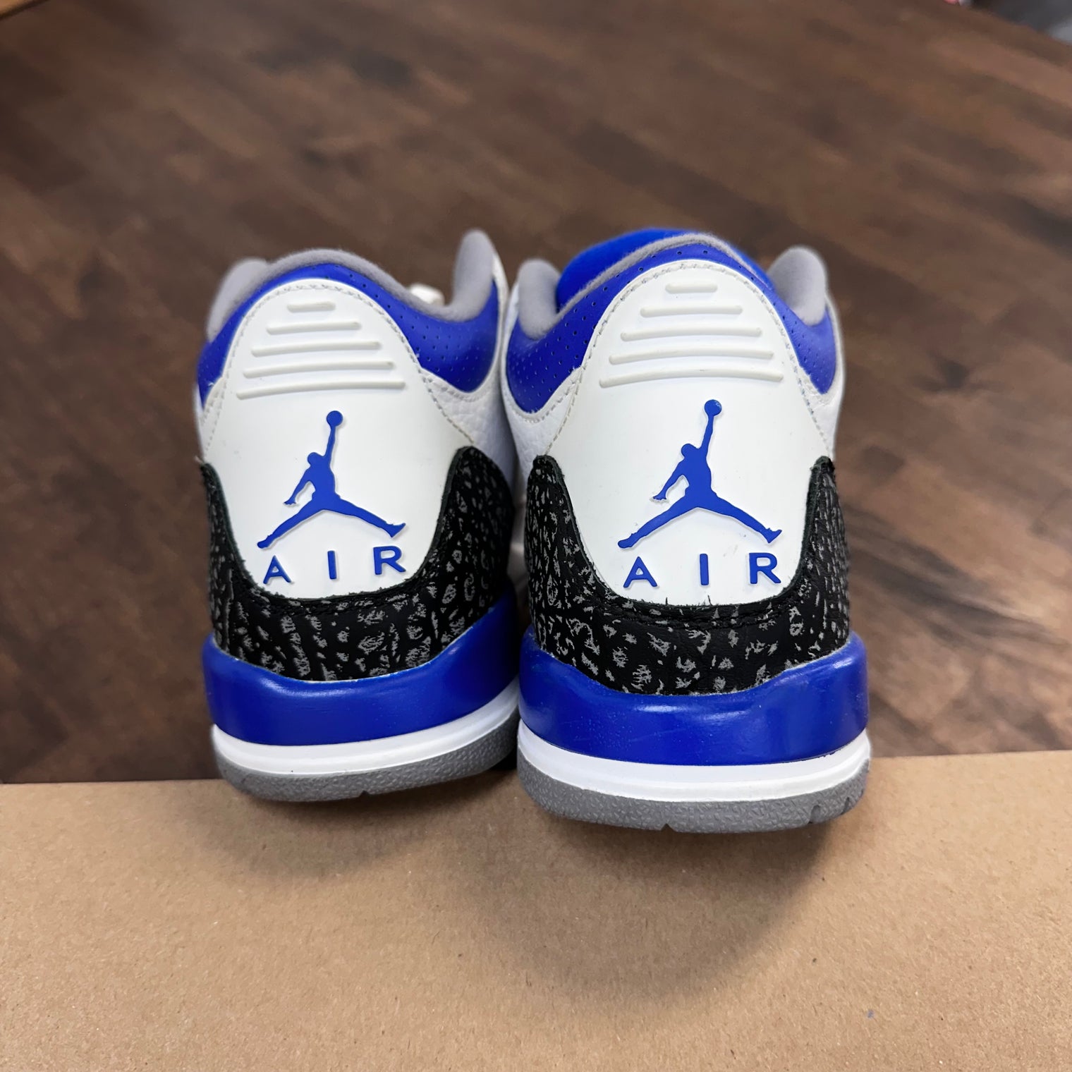 (GS) Racer Blue Jordan 3 (USED,No Box)
