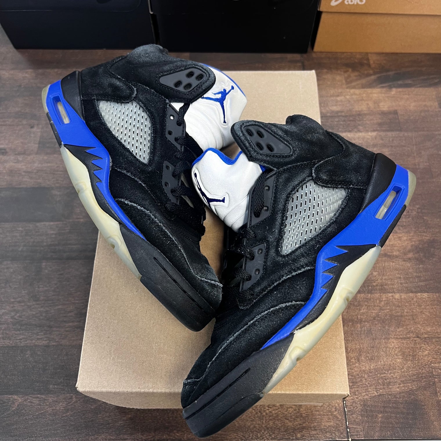 Racer Blue Jordan 5 (USED, No Box)