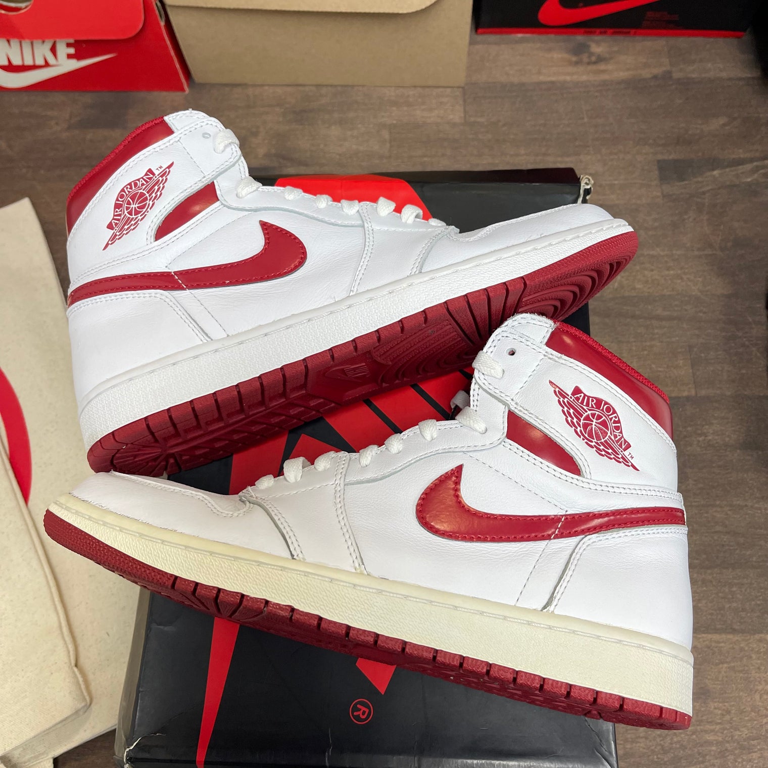 Metallic Red Jordan 1 High (USED)