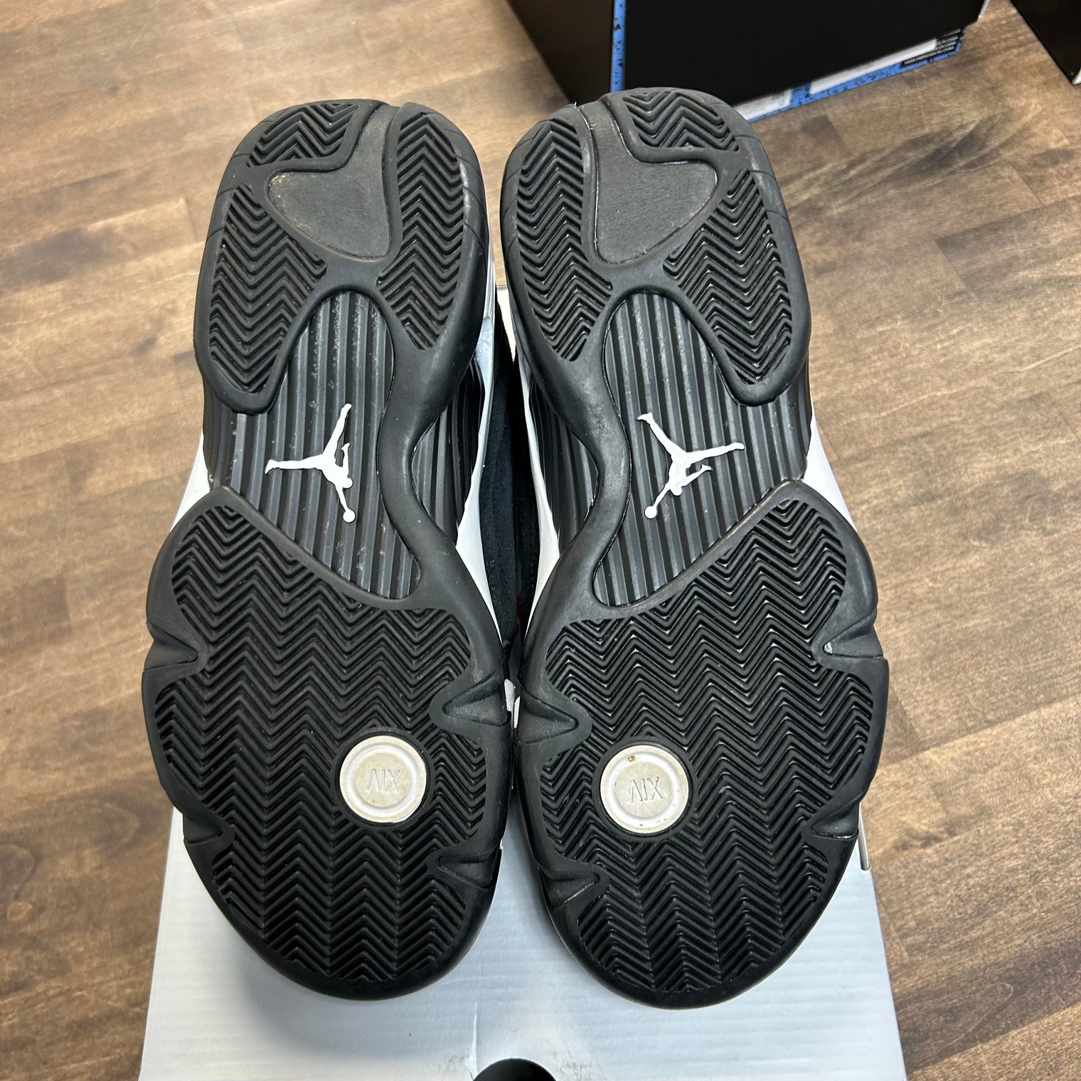 Black White Jordan 14 Retro (USED)