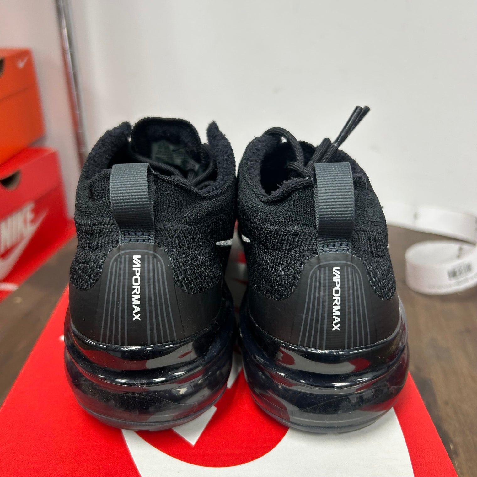 Black Sail Anthracite Air VaporMax 2023 Flyknit (W) (USED)