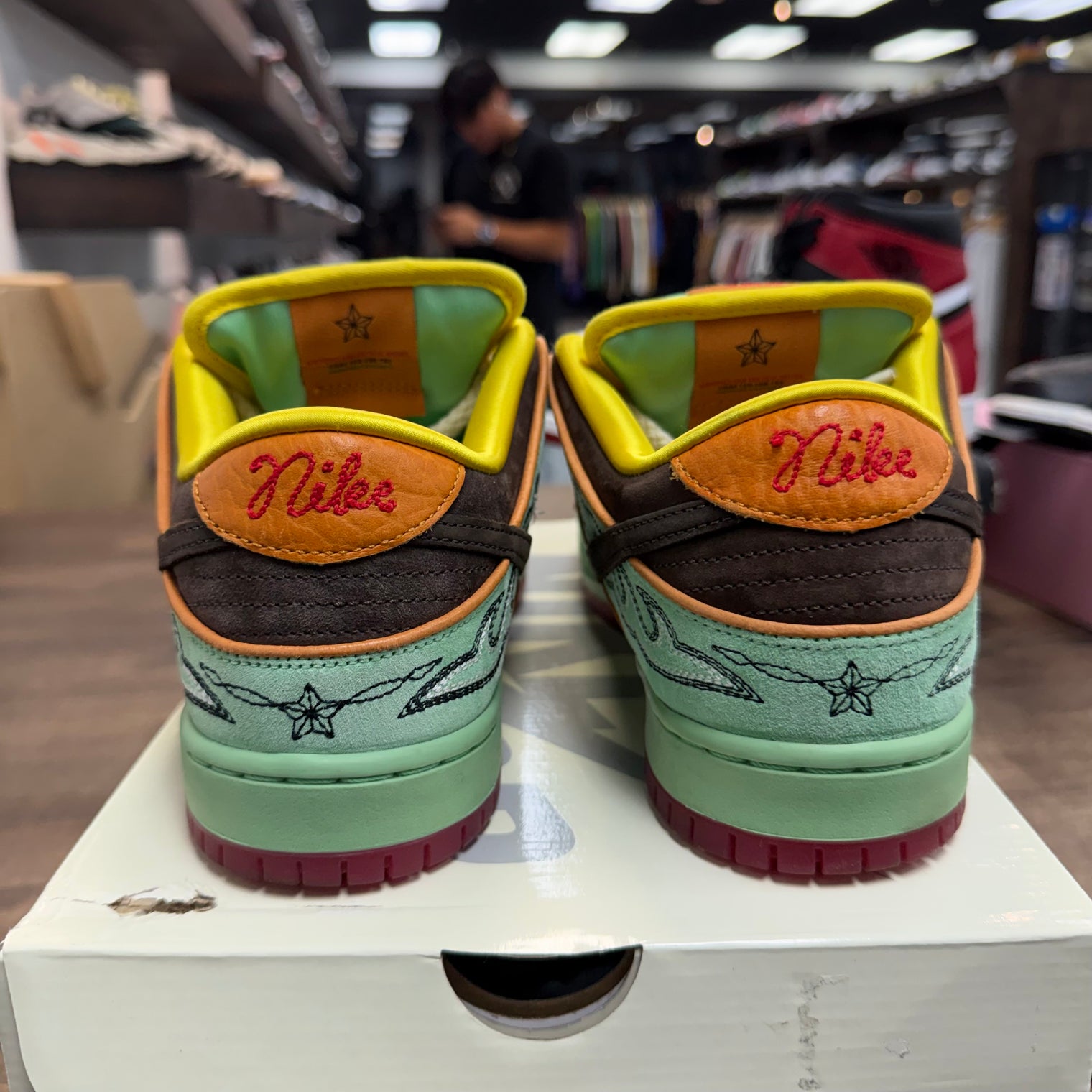 Rodeo Tourmaline Nike SB Dunk Low (Lightly Worn)