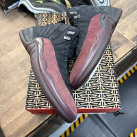 A Ma Maniere Black Jordan 12 Retro (W) (Lightly Worn)
