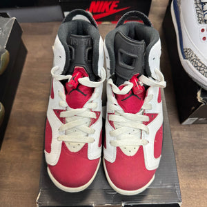 Jordan Carmine Jordan 6 Retro (GS) (USED) Size 5Y (Pre-Owned) - Image 2