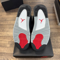 Black Canvas Jordan 4 (USED, Replacement Box)