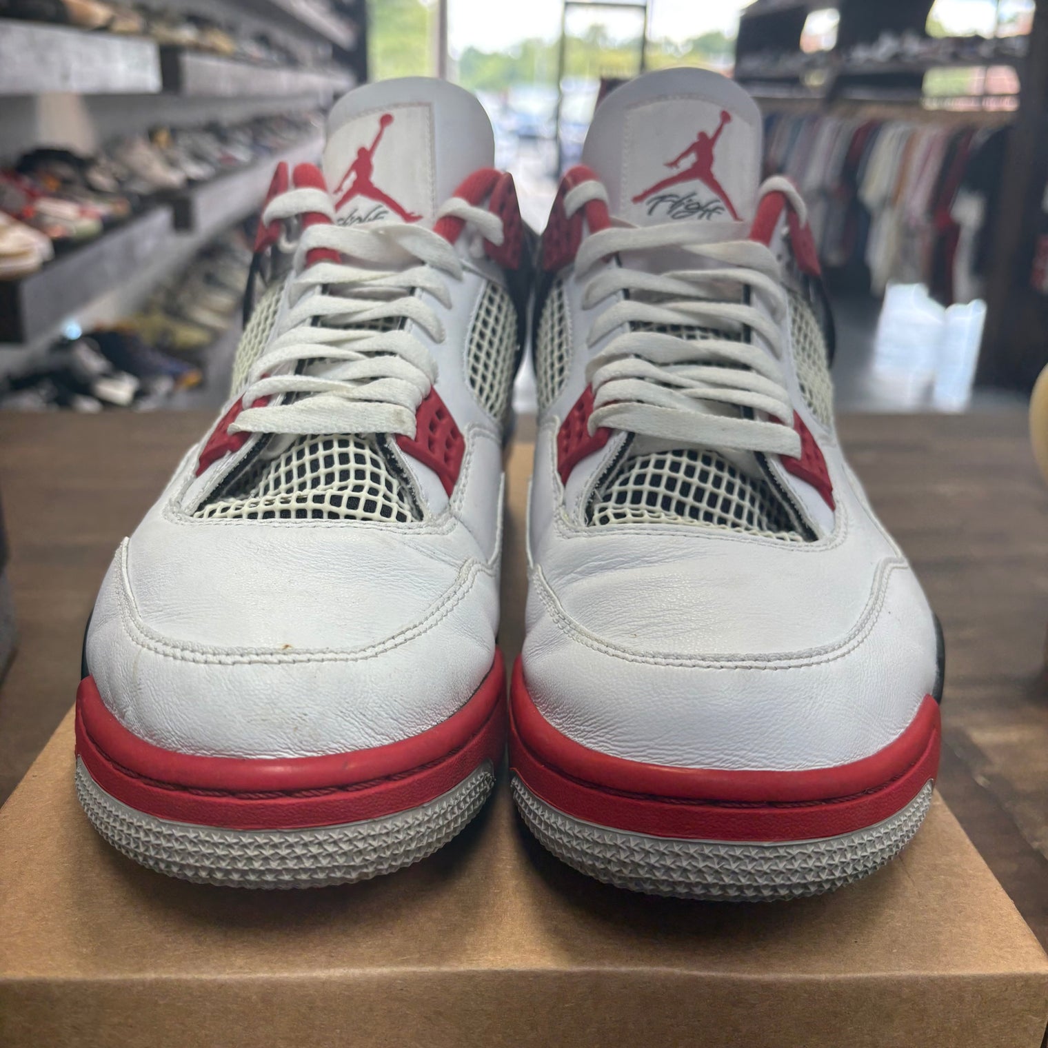 Fire Red Jordan 4 (2020) (USED, No Box)