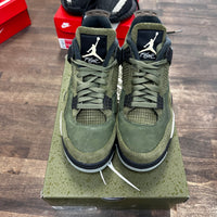 Craft Olive Jordan 4 Retro (USED)