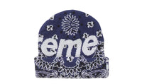Supreme Bandana Big Logo Beanie